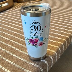 Chic Insulated Tumbler with Crown Design